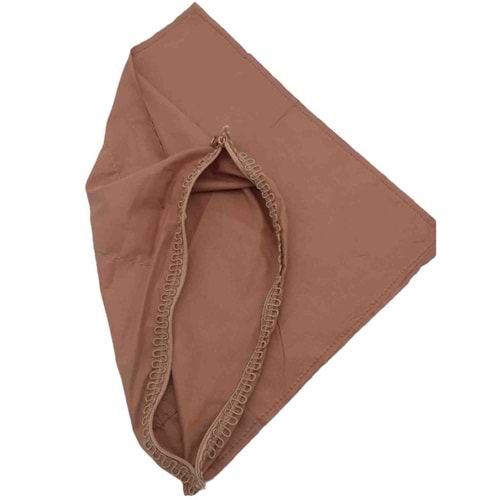 Çanta Aksesuar Sütlü Kahve Renk 45X45 Cm, Dikilmiş Halde, Fermuarlı Astar