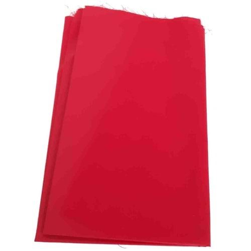 Çanta Aksesuar 120X50 Cm, Kırmızı Renk Pamuklu Astarlık Kumaş