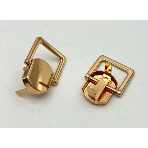 Çanta Aksesuar 2 Cm Light Gold Renk Kulpluk 2 Adet