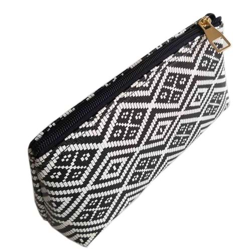 Çanta Aksesuar Desenli El İşi Hobi, Makyaj Çantası Organizer Kilim Desen