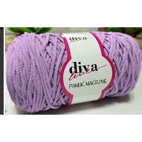 Çanta Aksesuar Diva Pamuk Makrome Lila (Kalın)