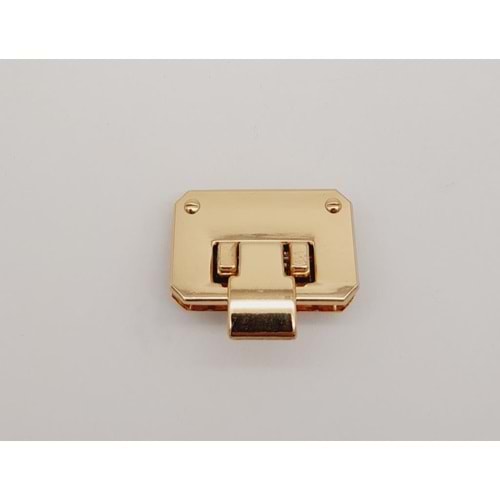 Çanta Aksesuar Light Gold Renk Dilli Kilit