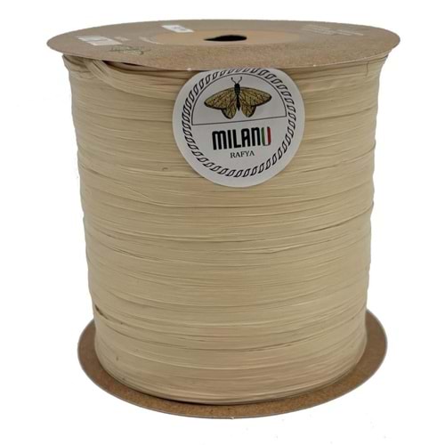 Çanta Aksesuar Milano Rafya Koyu Krem Renk 100 gr (NO:35)