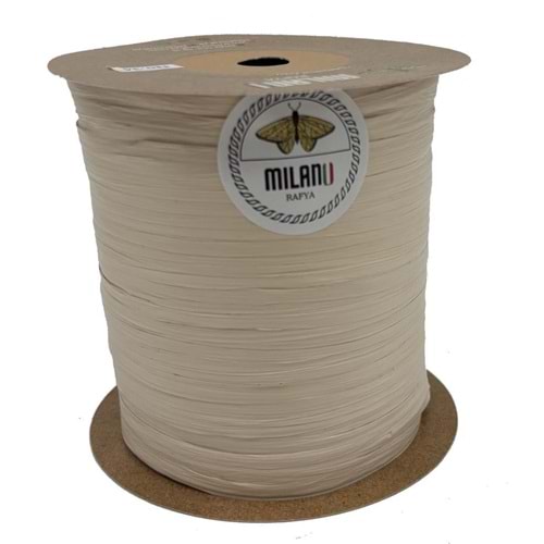 Çanta Aksesuar Milano Rafya Açık Krem Renk 100 gr (NO:34)