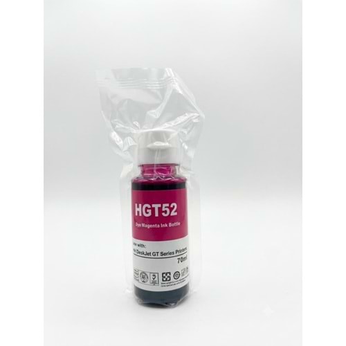 Hp Gt52M Kırmızı Muadil Mürekkep 70 ml