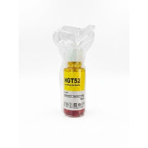 Hp Gt52Y Sarı Muadil Mürekkep 70 ml