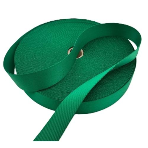 Çanta Aksesuar 3 Cm Polyester Kolon 1 Metre Yeşil