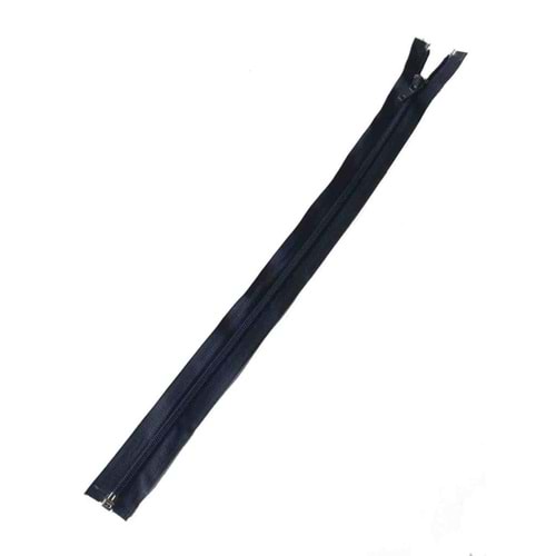 Çanta Aksesuar Koyu Lacivert Renk 40 Cm Plastik Diş Fermuar Fd5