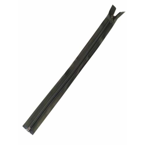 Çanta Aksesuar Haki Renk 40 Cm Plastik Diş Fermuar Fd9