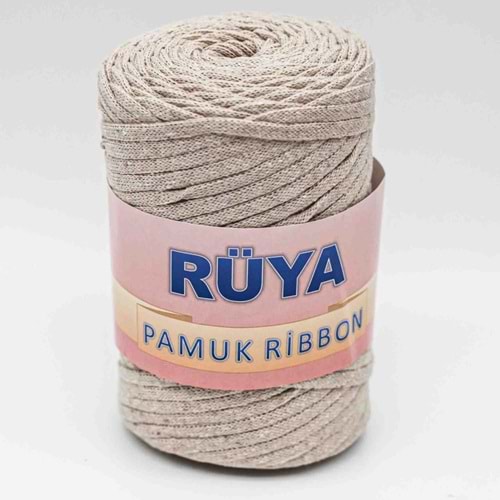 Çanta Aksesuar Bej Renk Pamuk Ribbon No:8
