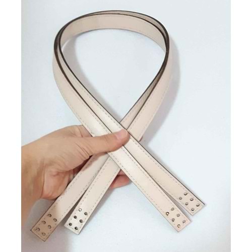 Çanta Aksesuar Krem Renk 70X2 Cm Çanta Sapı