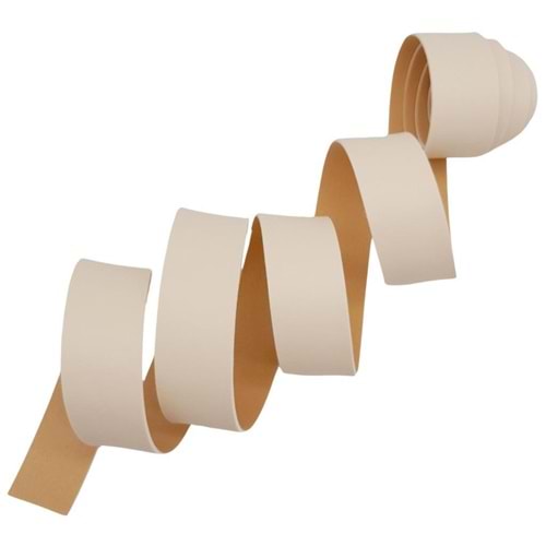 Çanta Aksesuar 3 cm Şerit Suni Deri Krem Renk 1 metre