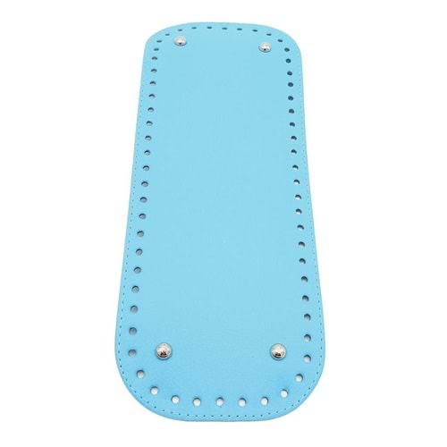 Çanta Aksesuar Suni Deri Turkuaz Renk 32X12 cm Dikdörtgen Çanta Tabanı