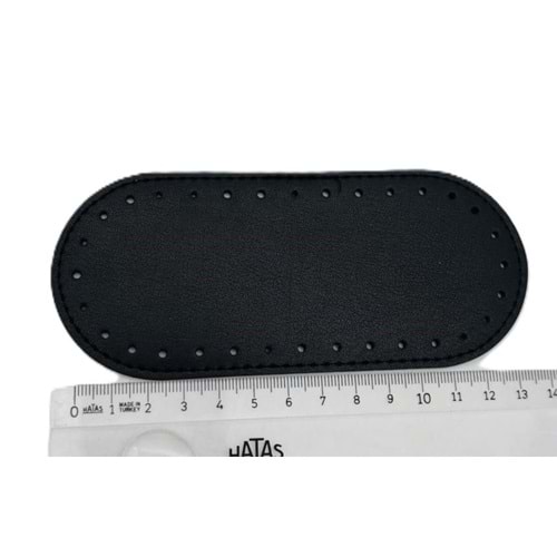 Çanta Aksesuar Siyah Renk 14x6 Cm Oval Çanta Tabanı Telefon Çantası Tabanı