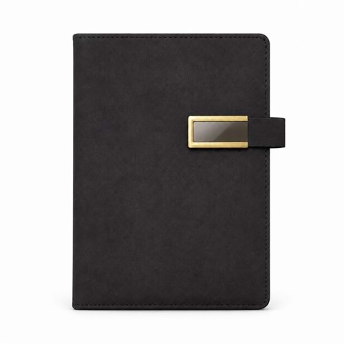 ANAFARTALAR SİYAH TARİHSİZ DEFTER (15X21 CM)