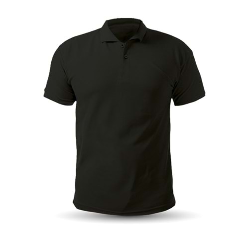 AÇELYA SİYAH S POLO YAKA TİŞÖRT