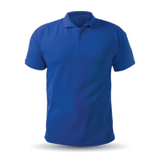 AÇELYA SAKS MAVİ XXL POLO YAKA TİŞÖRT