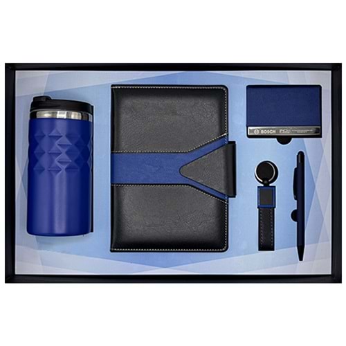 POYRAZ LACİVERT HEDİYELİK SET