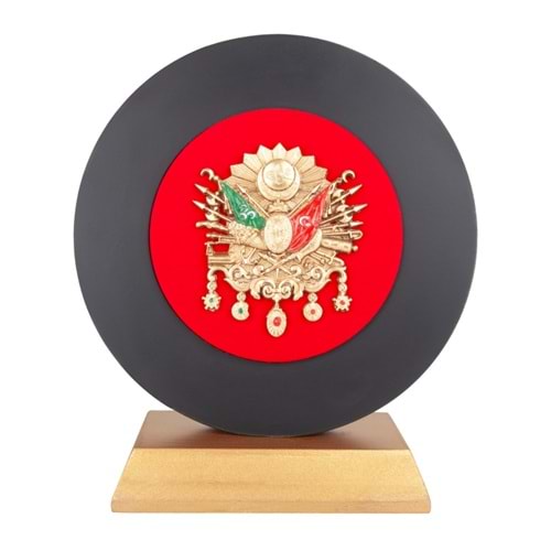 İHTİŞAM OSMANLI ARMASI KABARTMALI PLAKET