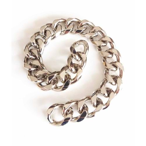 Çanta Aksesuar Gümüş Renk Nice Çanta Zinciri 6Mm 22X27 (35 Cm)