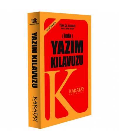 4E Yazım Klavuzu Plastik Kapak 1.Hamur Sarı Karatay Yayınevi