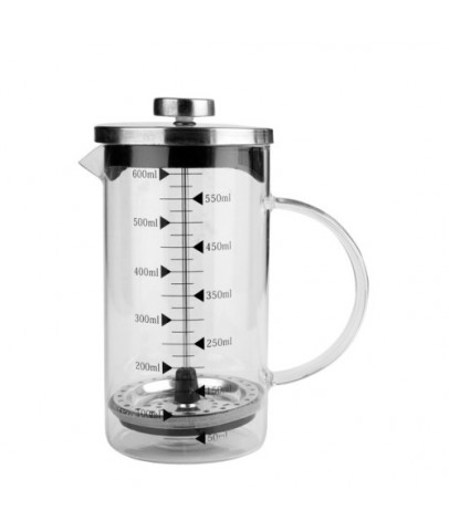 600 ML CAM FRENCH PRESS KAHVE DEMLEME MAKİNESİ