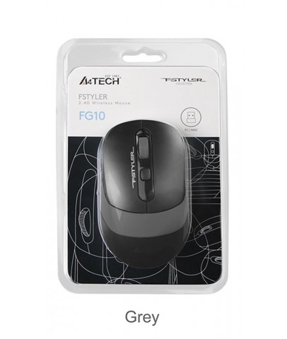 A4 Tech Fg10 Gri Nano Kablosuz Optik 2000 Dpı Mouse