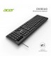 Acer OAK-0A0  Siyah Kablolu Sessiz Tuşlu  Klavye (Caps Lock) (Kablo Uzunluğu 1.50Cm)