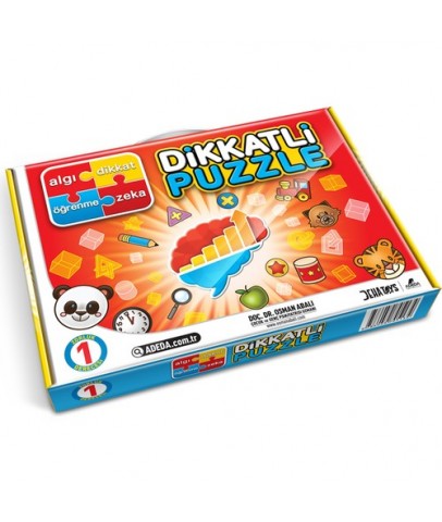 Adeda Dikkatli Puzzle 7 Yaş Üzeri