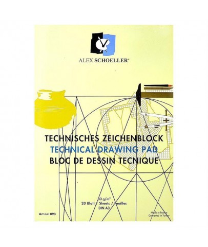 Alex Milimetrik Teknik Defteri Dik  80Gr A3 20Yp