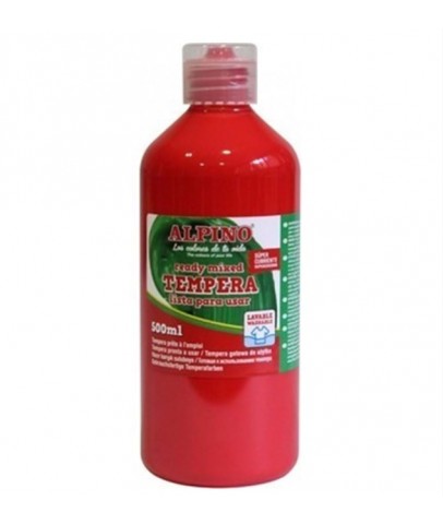 Alpino Tempera Sulu Boya 500ml Kırmızı DM-010174