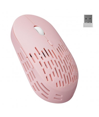 Altec Lansing ALBM7422 Pembe 2.4GHz Şarj Edilebilir Tek Renkli 1600DPI Optik Kablosuz Mouse