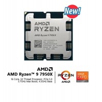 Amd Ryzen 9 7950X TRAY 4.5 GHz 16 Çekirdek 80MB Cache AM5 Soket 5nm İşlemci Kutusuz