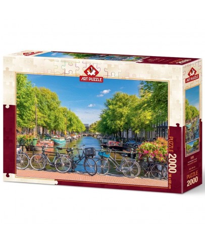 Art Puzzle 2000 Parça Amsterdam Kanalı 5480