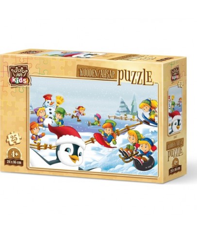 Art Puzzle 25 Parça Kış Sporcuları 5867