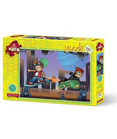 Art Puzzle 50 Parça Kaykaycı Çocuklar 4502