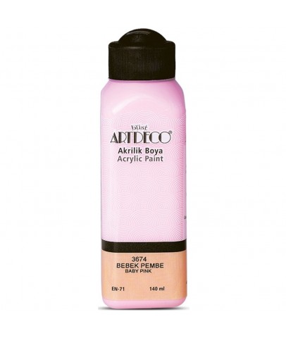 Artdeco Akrilik Boya 140 ML Bebek Pembe 070R-3674