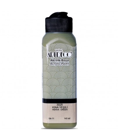 Artdeco Akrilik Boya 140 ML Kına Yeşili 070R-3025