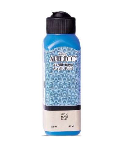 Artdeco Akrilik Boya 140 ML Mavi 070R-3610