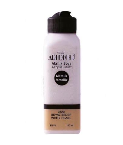 Artdeco Akrilik Boya 140 ML Metalik Beyaz 071R-3720