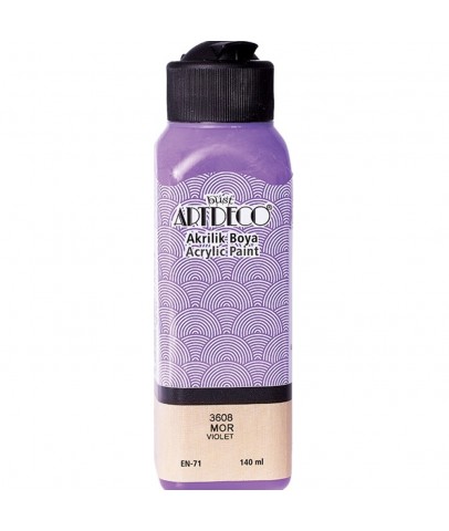 Artdeco Akrilik Boya 140 ML Mor 070R-3608