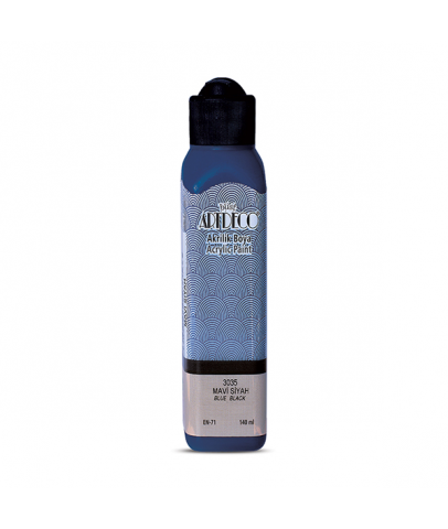 Artdeco Akrilik Boya 140Ml 3035 Mavi Siyah