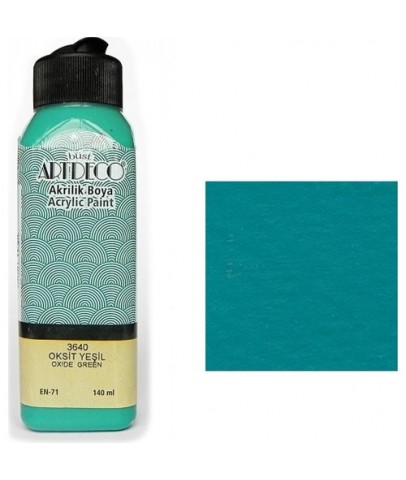 Artdeco Akrilik Boya 140Ml 3640 Oksit Yeşil