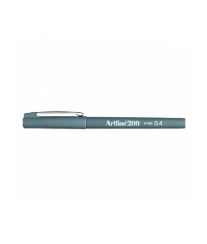 Artline 200N Keçe Uçlu Kalem 0,4Mm Gri ( 1 Adet)