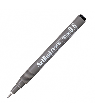 Artline Çizim Kalemi 0.6 MM Siyah EK236