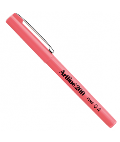 Artline Fine Writing Pen 0.4 MM Pembe EK-200N