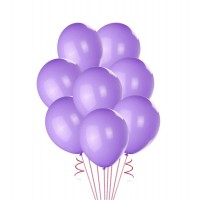 As Balon Metalik 12" Helyum 100 Lü Violet (Mor)