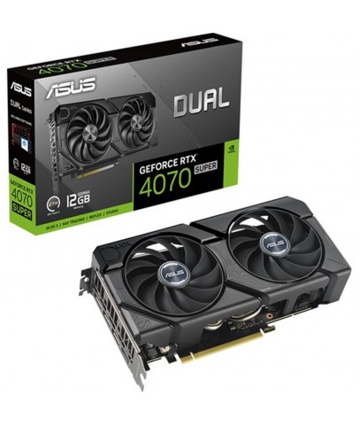 Asus DUAL-RTX4070S-12G-EVO RTX4070 SUPER 12GB GDDR6X 192bit 2505MHz HDMI 3xDP DLSS3 Ekran Kartı