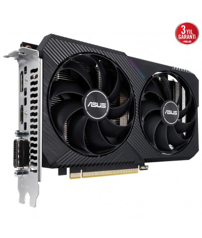 Asus GeForce DUAL-RTX3050-O8G-V2 GDDR6 128Bit DX12 Ekran Kartı