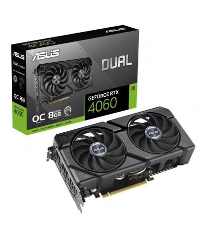 Asus GeForce RTX4060 DUAL OC Evo Edition 8GB GDDR6 DLSS 3 128 Bit DUAL-RTX4060-O8G-EVO Ekran Kartı